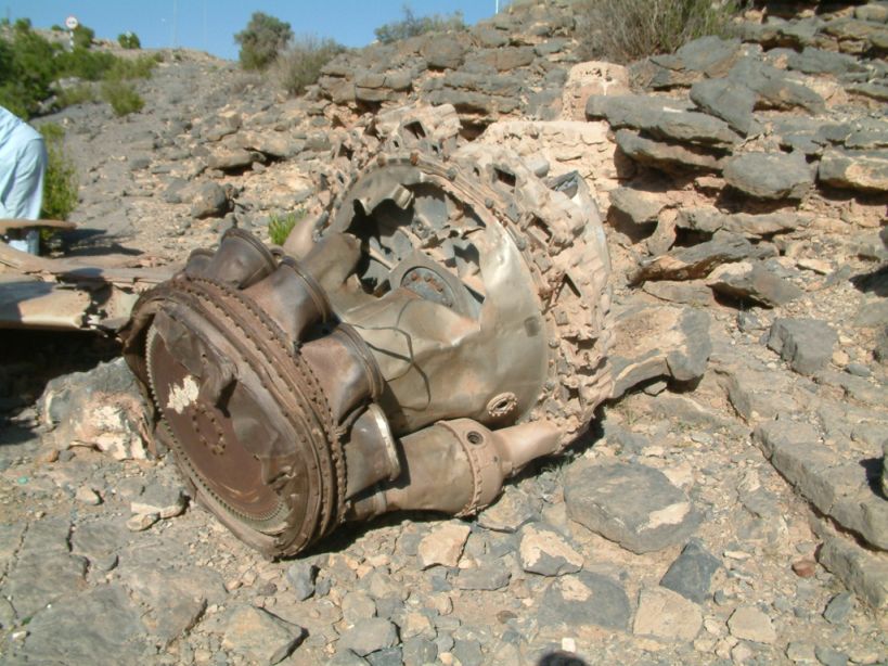 Crash site of an RAF Venom | Jebel Akhdar Oman photo 3